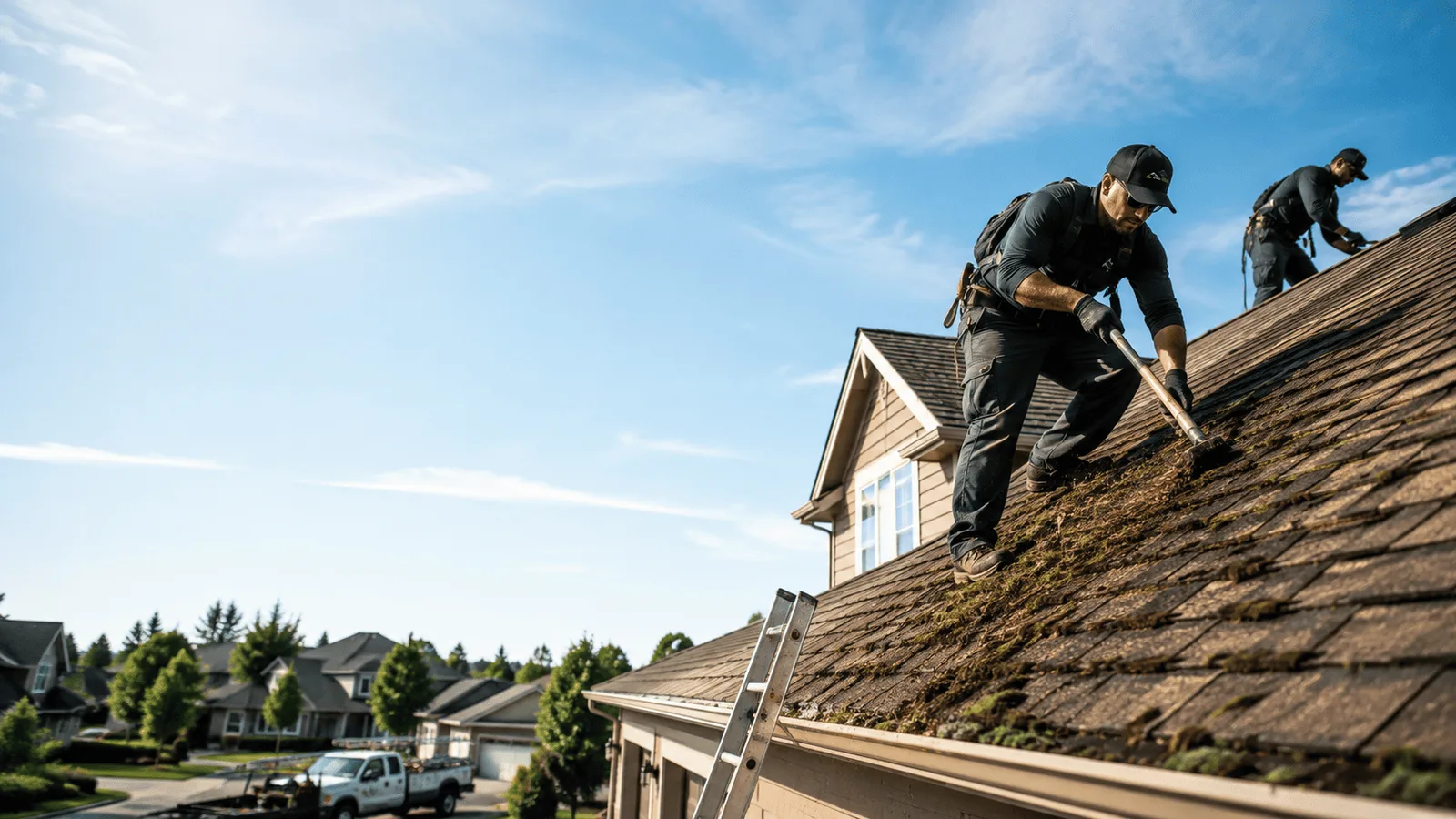 Roof Moss Removal in Hamburg, NY near me